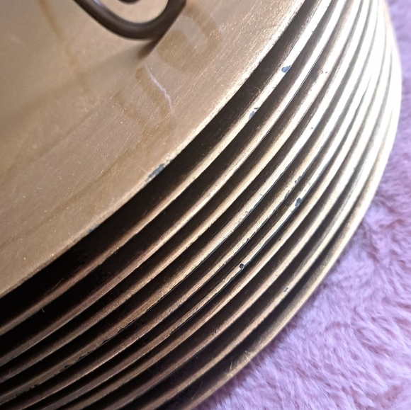 BOWRING tradition gold charger plates lacquered 13" round wedding holiday 12 - Picture 6 of 15